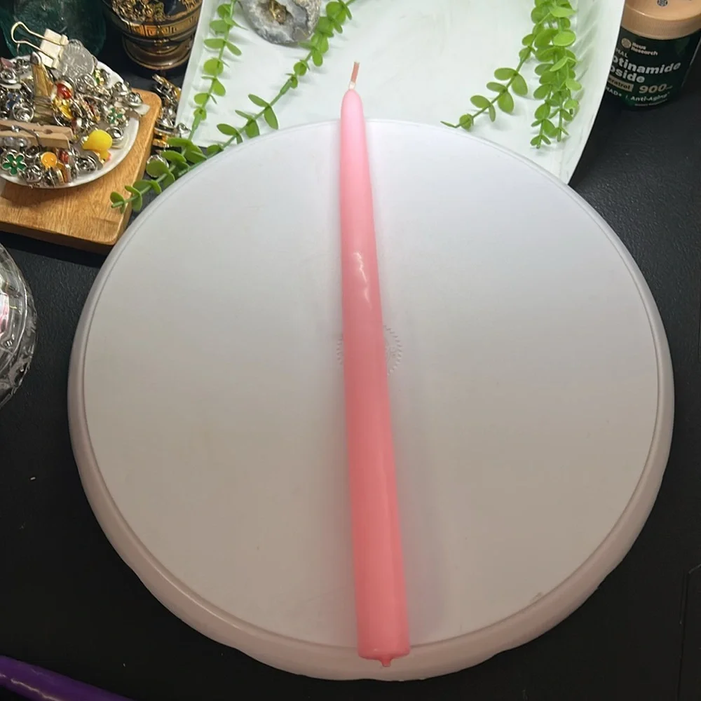 Purple and Pink Taper Candles bundle